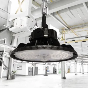 Stock North America 90W 150W IP65 Anti-Glare 5000K Remote Control LED UFO High Bay Light for Warehouses&Workshops ETL Certified