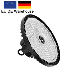 Stock in DE EU Warehouse Highbay 185Im/w 100w-200w Die Casting Aluminum Smart Sensor Ufo Led High Bay Light for Garage