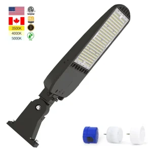 Stock in US Outdoor Public Area LED Lighting 300W IP65 LED Stadium Road Parking Lot Shoebox Street Flood Lights