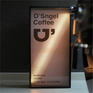 Store Commercial Advertising Light Box Durable Custom Logo Illuminated Light Box