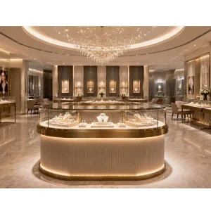 Store Design Metal Jewelry Display Props Ring Necklace Earrings Bracelet Jewelry Showcase Display Stand