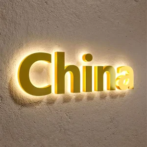 Store Outdoor Sign 3D Illuminated LED Light Channel Letter Smoke Shop Sign