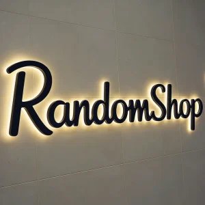 Storefront 3D LED Channel Letters Outdoor Illuminated Business Advertising Signboard for Car Shops Customizable Metal Signs IP65