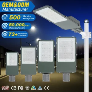 Street Lamp Aluminum Outdoor Lighting Waterproof 50w 75w 100w 120w 150w 180w 200w 240w Led Street Light