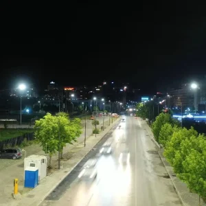 Street Lighting LED Road Light with PMMA Lens and Tempered Glass Outdoor Public 200W LED Street Light