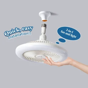 Summer Modern 360 Ceiling Led Fan with Remote Control Low Profile with Light Smart Led Ceiling Fans for Bedroom E27