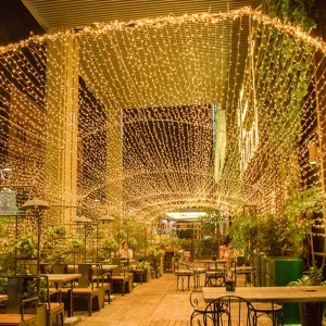 Sunled Commercial LED String Lights Indoor Outdoor Waterproof Plastic Heavy Duty Rechargeable IP65 4m String Garden Christmas
