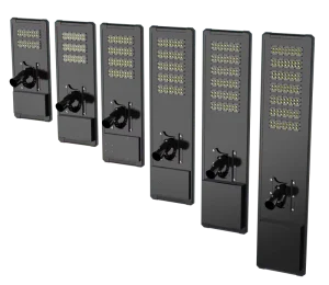 Sunlux Integrated 80W IP65 Solar Street Light All One Solar LED Street Lamp for Rural Roads Residential Areas Parks Gardens