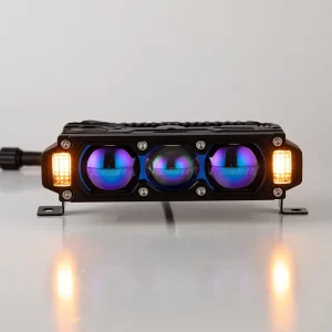Super Bright 5.45 Inch Blue Lens High Low Beam LED Driving Head Grille Light for Car SUV Offroad Motorcycle ATV UTV BUS 9 72V