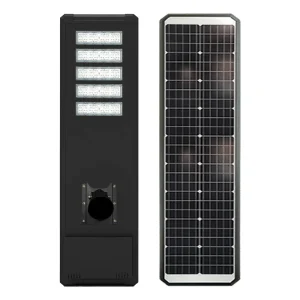 Super Bright High Efficiency 120W All in One Solar Street Light LiFePO4 IP65 VWeatherproof for Village Roadand Project Use