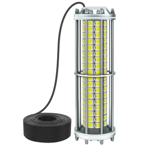 Super Bright High Wattage 7500 Submersible LED Fishing Light Marine Boat Green Squid Tuna Lure Night Waterproof Led Flood Lamp