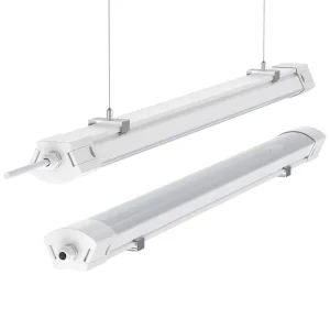 Super Bright IP65 Led Batten Lights Garage Ceiling 18W 36W 40W 45W 2FT 4FT 5FT LED Linear Tri-Proof Light with DIP Power Switch