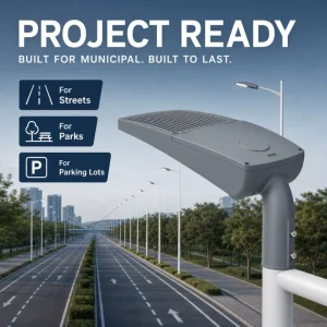 Super Bright LED Street Lighting 250W IP65 Rated with Meanwell High Heat Dissipation Wide Beam for Streets Parks Parking Lots