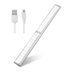 Super Bright Rechargeable Cordless Magnetic Sensor Led Closet Corridor Under Cabinet Kitchen Strip Night Light Bar
