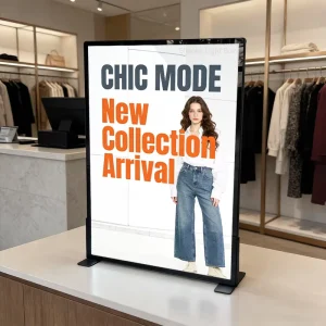 Super Bright Rectangle Aluminum Outdoor Waterproof LED Light Box Sign Snap Frame Wall Mounted for Shop Front Advertising