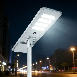 Super Bright Solar LED Street Light 120W Industrial Grade Lithium Battery IP65 Waterproof for Road Parking Lot Plaza Rural Area