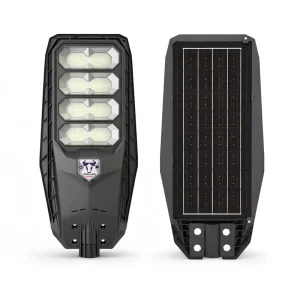 Super Brightness 400W IP65 Solar Street Light with LiFePO4 Battery 6500K-7500K Color Temperature for Outdoor Road & Garden Use
