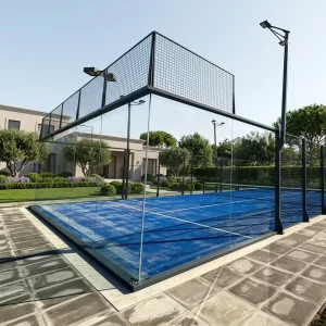 Super Full View Panoramic Padel Court Large Full View Padel Tennis Court Commercial Padel Sports Ground for Club Resort