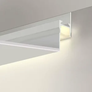 Super Narrow LED Aluminum Profile Linear Light for Gypsum Ceiling Free LED Wall Washer Recessed for Drywall Soft Channel Corner