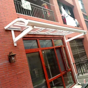 Superior Quality PC Window Door Canopy Polycarbonate Awning Window Canopy Aluminum Alloy Window Canopy