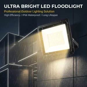 Superior Quality Smart Modern 50 200W Motion Sensor LED Flood Light for Gate Security