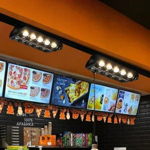 Supermarket Bilateral Adjustable Shelf LED 20W 120W Track Light Full Spectrum Modern Display Lighting for Shop Mall Store