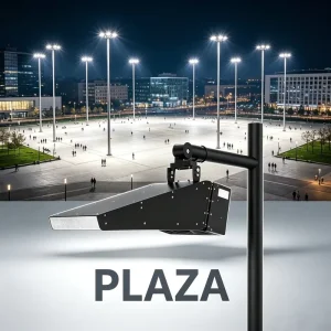 Supplier OEM 300W IP66 Waterproof 30m Hot Dip Galvanized High Mast LED Flood Light Outdoor Square Lighting