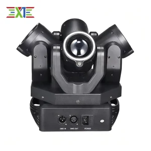 Supports DMX Voice Control 4 arm Battleship style RGBW Laser Moving Head Spotlight IP20 150W for Stage Wedding DJ Effects