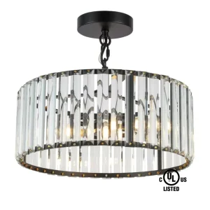 Surface Mount Ceiling Light Interior Lighting for Hallway Modern Crystal Ceiling Light