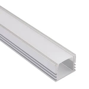 Surface Mount LED Aluminum Profile Channel With PC Diffuser for Indoor Ceiling Commercial & Linear Lighting Projects