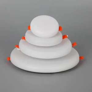 Surface Mount Recessed Mount Suspended Round LED Flat Panel 85 265V 12W 18W 24W Down Light Flat Ceiling Light