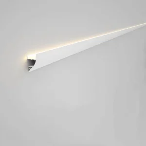 Surface Mounted Anodized Aluminum LED Profile Light Waistline Wall Wash Upward/Downward Emitting Ceiling Wash Linear Light No