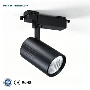 Surface Mounted COB LED Track Light 30W 40W Anti Glare Adjustable Aluminum Spotlight for Shop Retail Museum