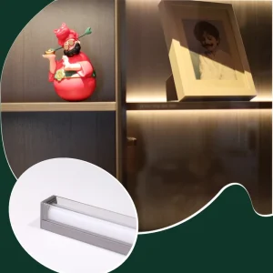 Surface Mounted LED Linear Cabinet Light for Bathroom Rear Shelf Lighting and Floating Shelf Effect 12V Plastic Shade YB1037 22