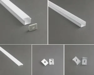 Surface Mounted LVSEN LS 085 19*14mm LED Channel Light Led Profile Diffuser Profile Extrusion for LED Strip