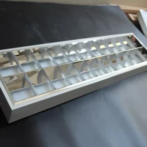 Surface Mounted Recessed LED Troffer Light 300*1200mm 600*600mm LED Grill Light Fixtures for Tube