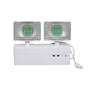 Surface Non-maintained ABS Housing Single or Dual Head Control Rechargeable Battery Emergency Twin-head White SMD LED Lights