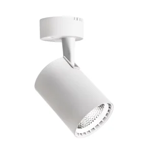 Surface-mounted Aluminum LED COB Light Source Ceiling Spotlights Adjustable-Angle Single-Unit Small Home Commercial Track Lights