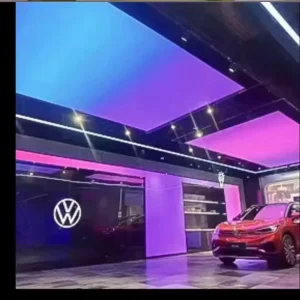 Suspended Ceiling RGB Light Box Display for Car Washroom Shop or Industry Exhibits