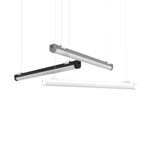 Suspended Mount Seamless Splicing Emergency Tri Proof Light DALI Dimmable IP66 LiFePO4 3H Backup Time Batten Light Linear Light