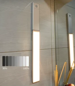 TDL 6111 PIR LED Motion Sensor Light 35cm 54cm Rechargeable Cabinet Light Detachable 2800 4000 6000k Battery Home