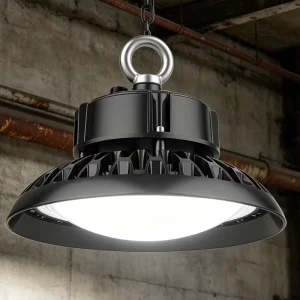 THUFO04 UFO Highbay Light 100W IP65 Sensor Control Adjustable Color Temperature 3000-6000K CRI>70 Aluminum Factory