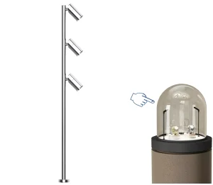 TRI 1360 002 CRI 90 Display Showcase Lights Silver Black Finish Jewelry LED Light Anti-glare Museum Lighting