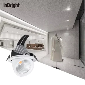 Technically-superior Automobile Showroom High-output Swivel Directional 40W LED Downlight