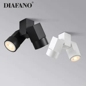 Telescope Commercial Double Lights Track Lights Rail Lighting System LED for Exhibition Lamp Stretch Ceiling