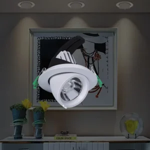 Telescopic Recessed Spotlight for Boutique Gallery Hotel Indoor Art Accent Ceiling Decor Lighting Fixture