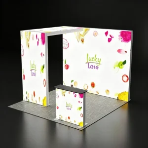 TianLang High Quality Aluminum Frameless SEG LED Backdrop Light Box for Trade Show Equipment Exhibition Stand Booths
