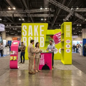 Tool Free Quick Setup Trade Show Light Box 10×10 Backlit Portable Exhibition Display Booth