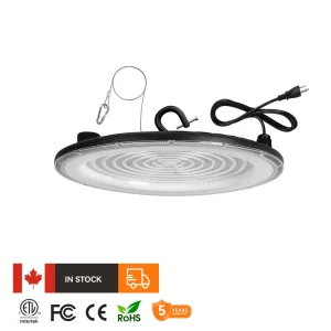Top Quality UFO 160W 200W 240W LED High Bay IP65 Aluminum ETL 5Y Warranty Industrial Warehouse Lighting System
