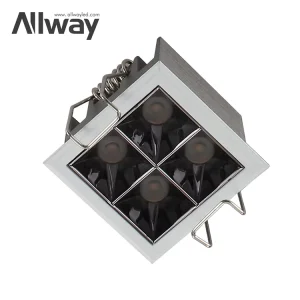 Top Sale Long Life Black Aluminum Modern Downlights Room 25w LED Linear Grille Lamp